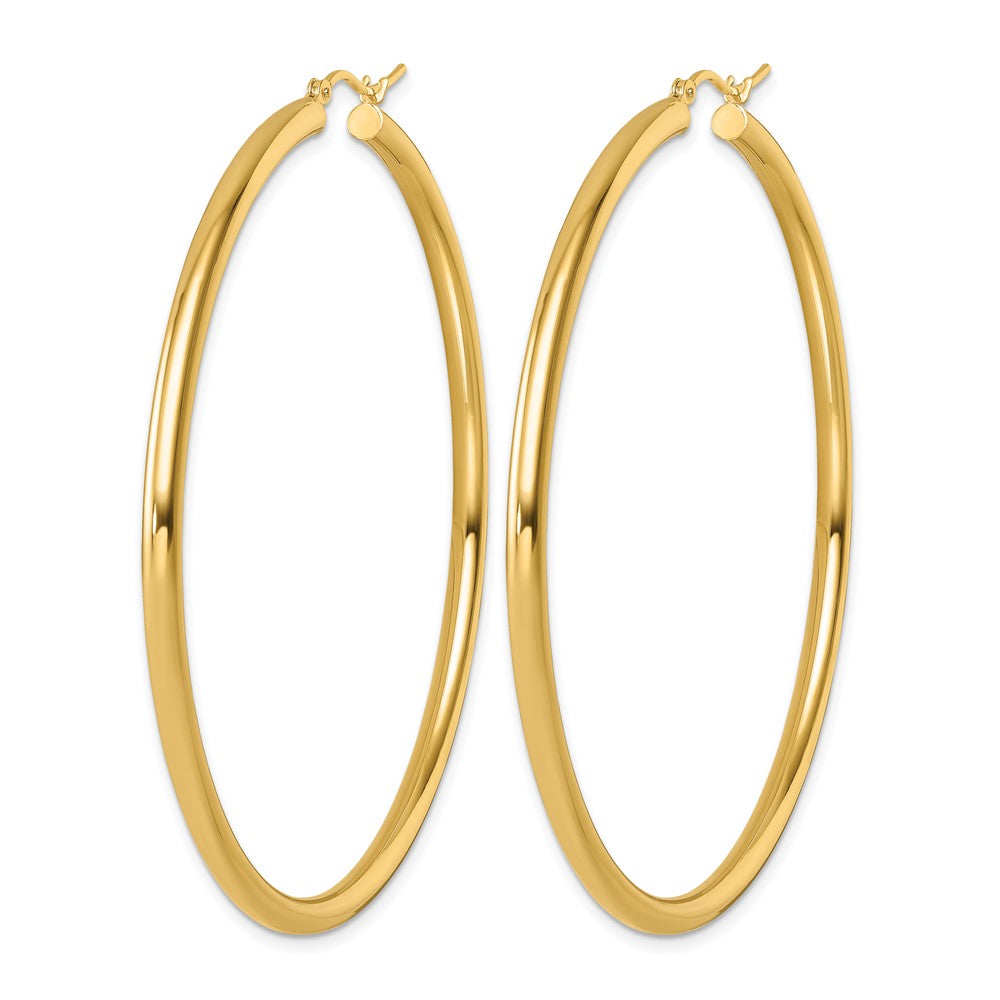14k-yellow-gold-polished-3mm-hoop-earrings-le2485