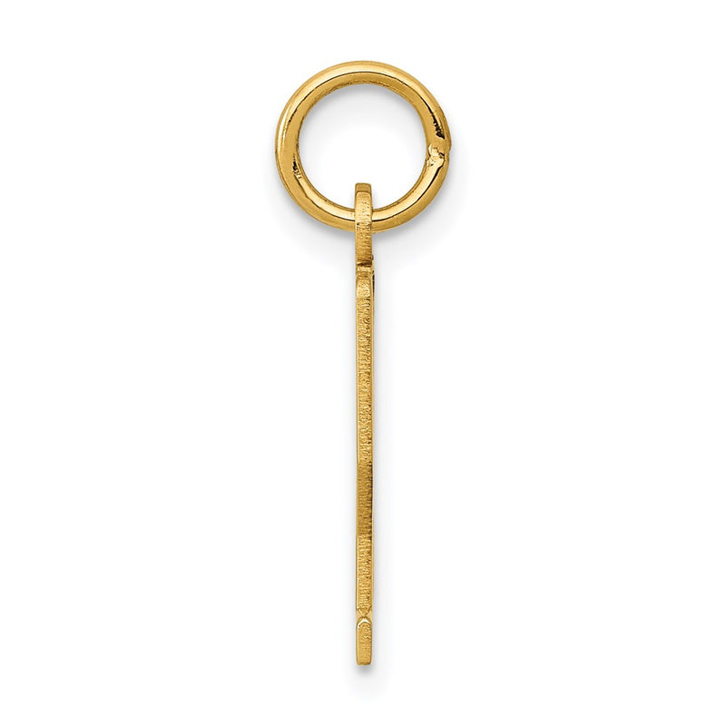 14K Yellow Gold Small Elongated Number 22 Charm