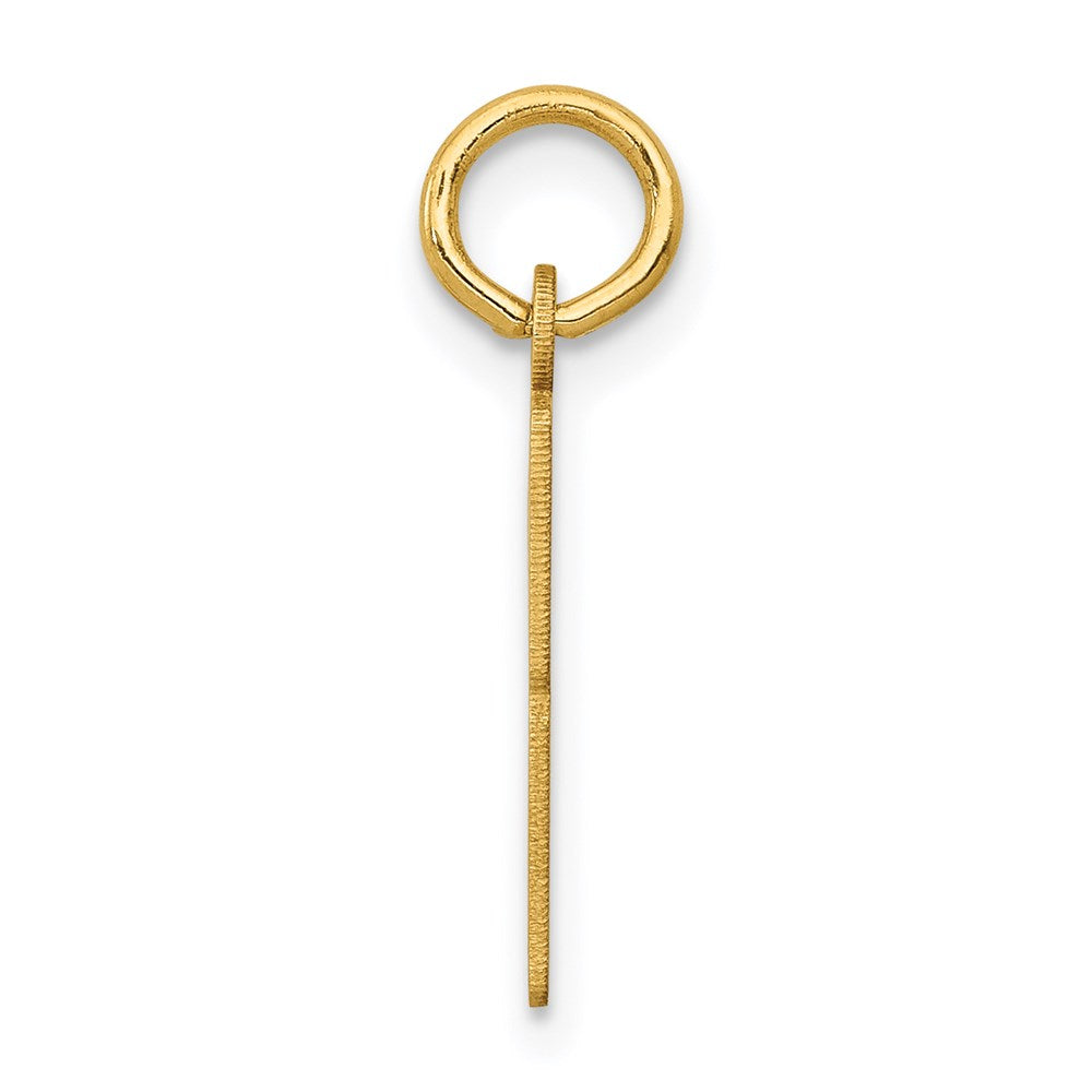 14K Yellow Gold Small Elongated Number 83 Charm