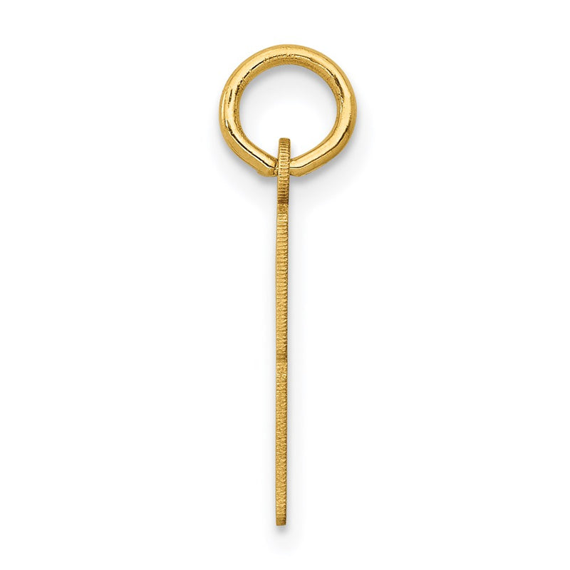 14K Yellow Gold Small Elongated Number 83 Charm