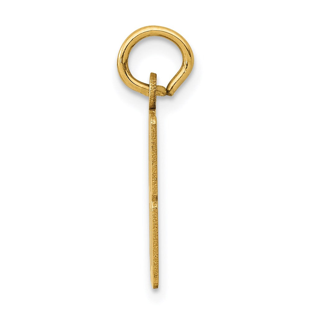 14K Yellow Gold Small Elongated Number 88 Charm