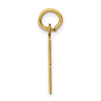 14K Yellow Gold Small Elongated Number 88 Charm