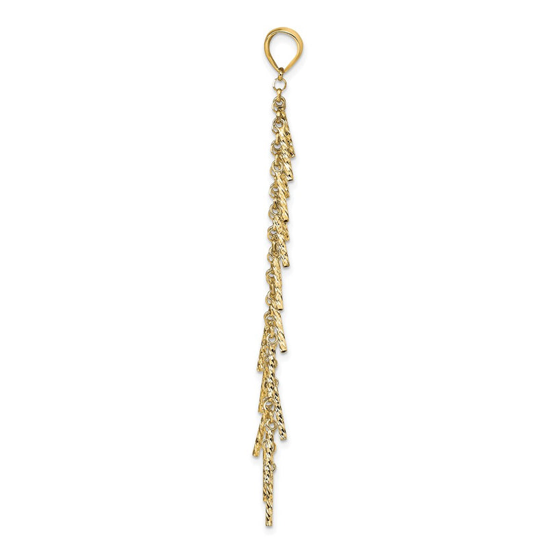 14K Yellow Gold Polished D/C Pendant
