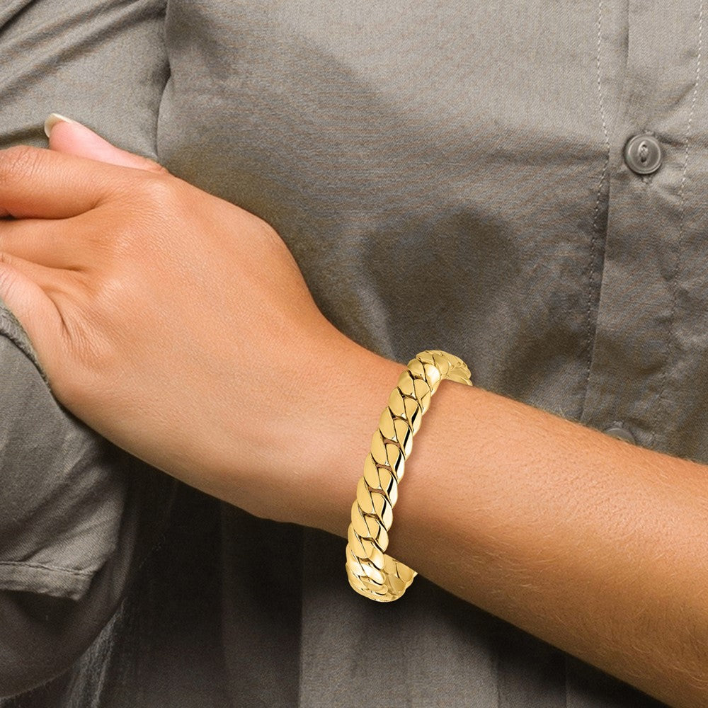 14K Yellow Gold Polished Bracelet