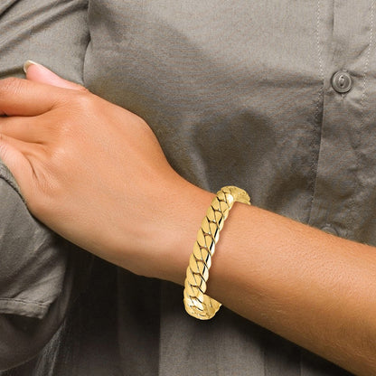 14K Yellow Gold Polished Bracelet