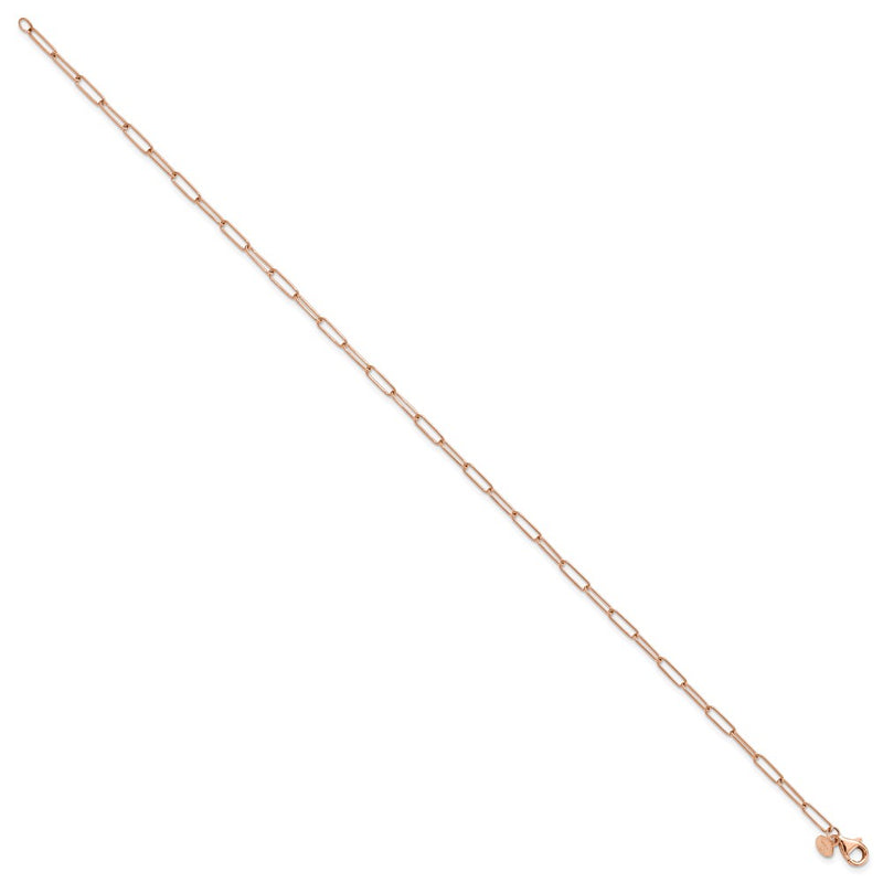 14K Rose Gold Polished Fancy Link Bracelet