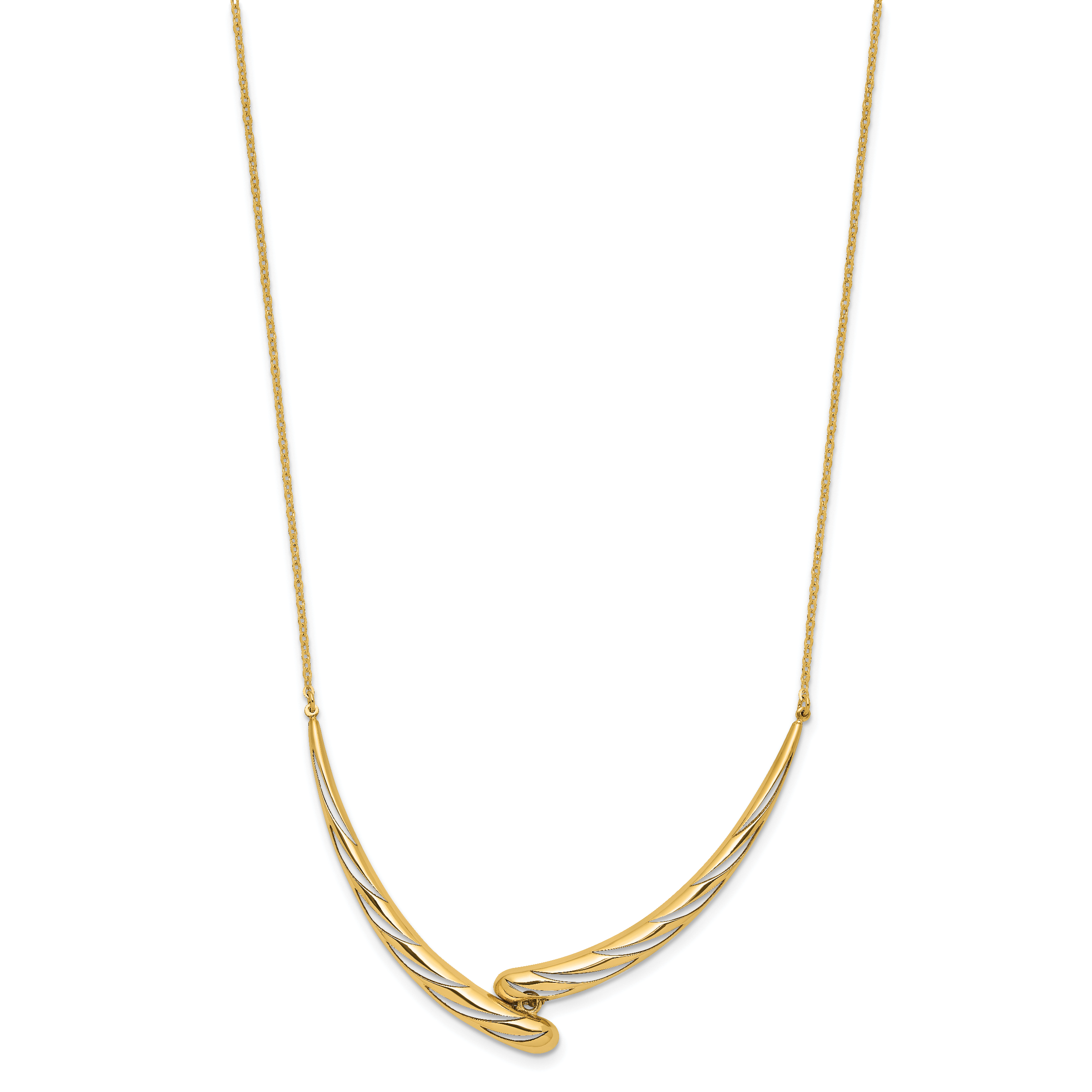 14K Yellow Gold Polished Necklace