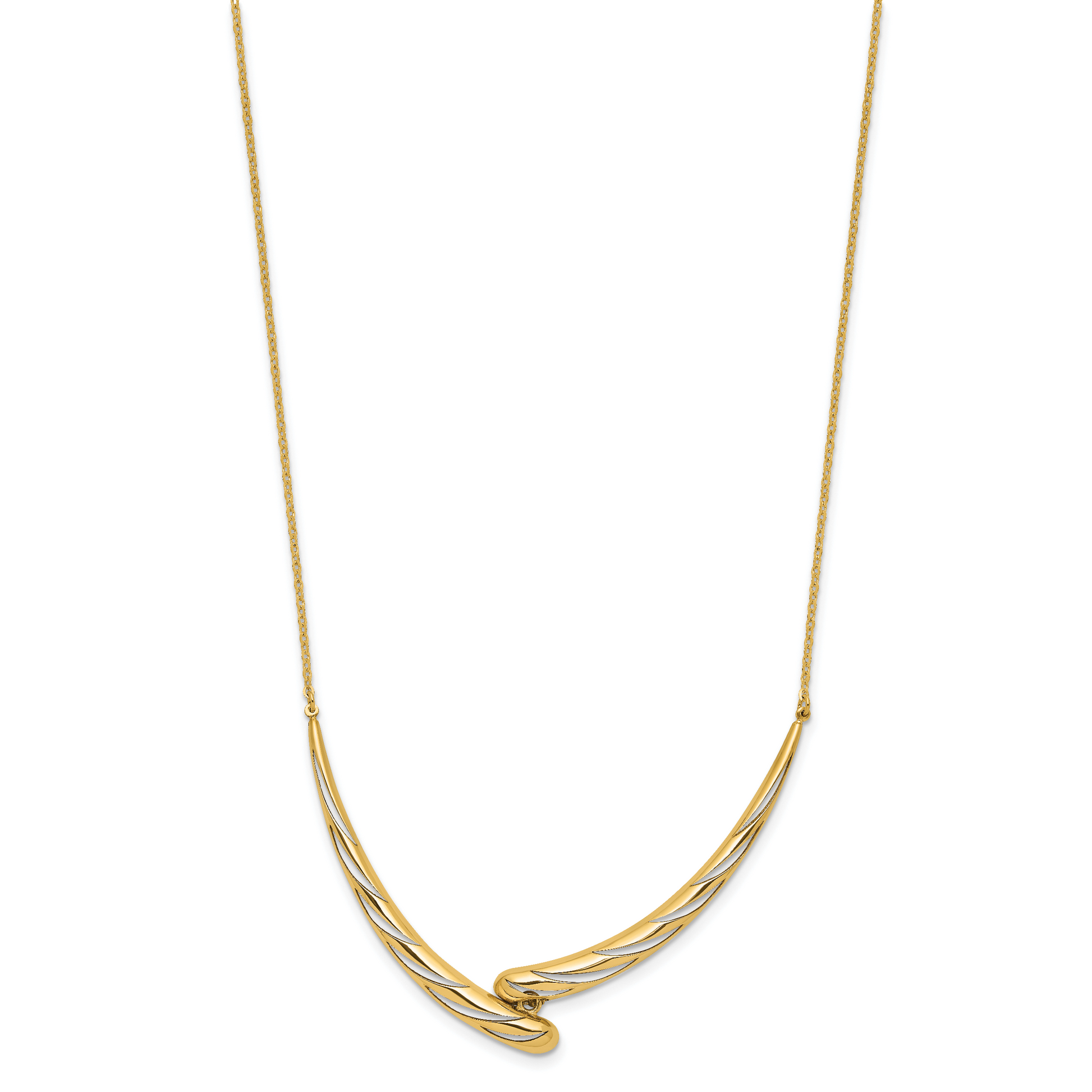 14K Yellow Gold Polished Necklace