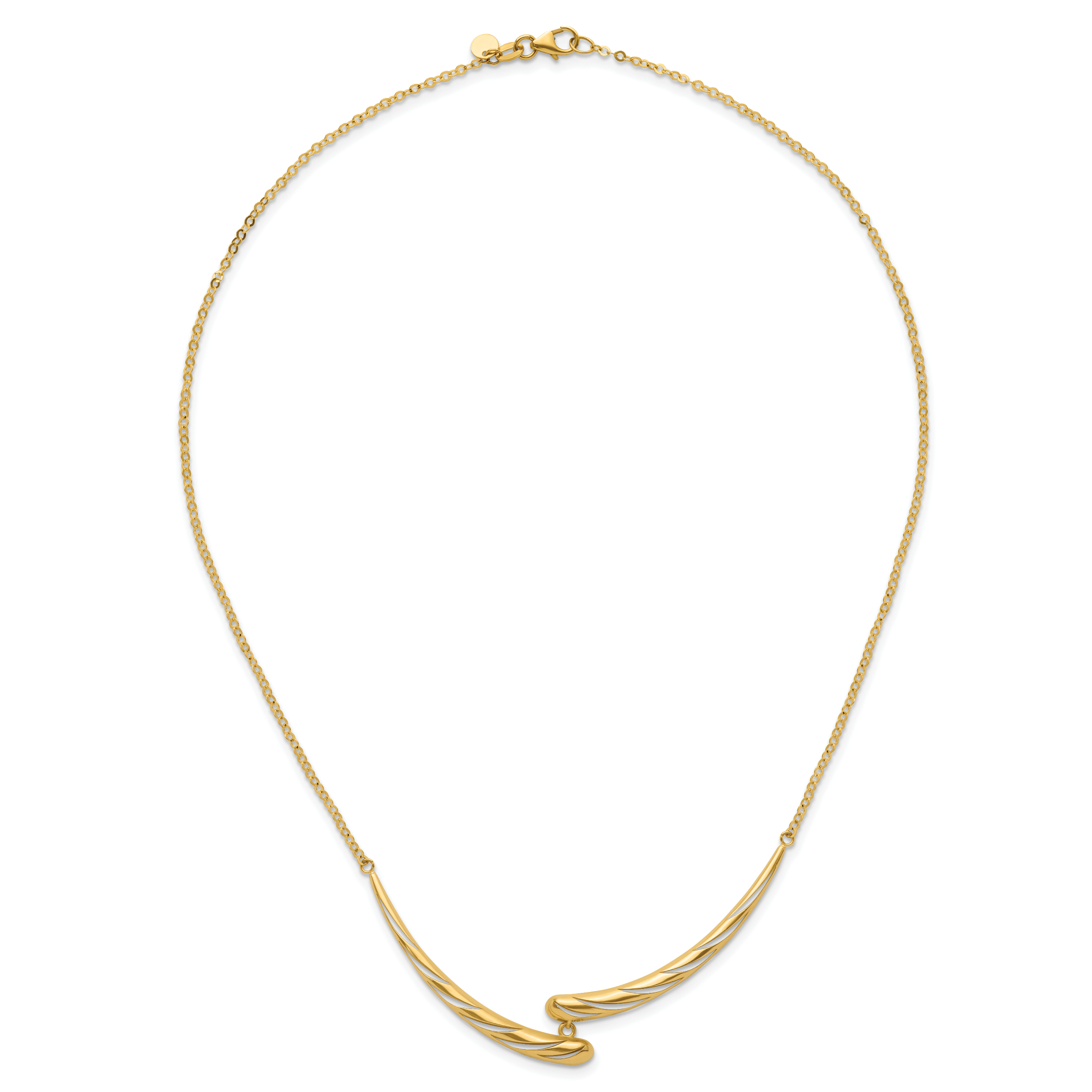 14K Yellow Gold Polished Necklace
