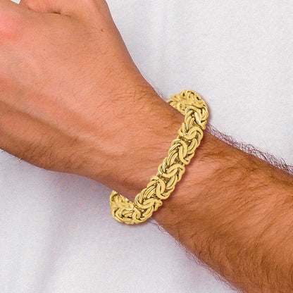 7.5 Inch 14K Polished Fancy Link Bracelet