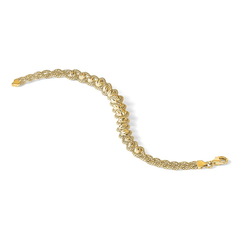 14k-yellow-gold-polished-textured-and-diamond-cut-beaded-bracelet-lf1790-7-5