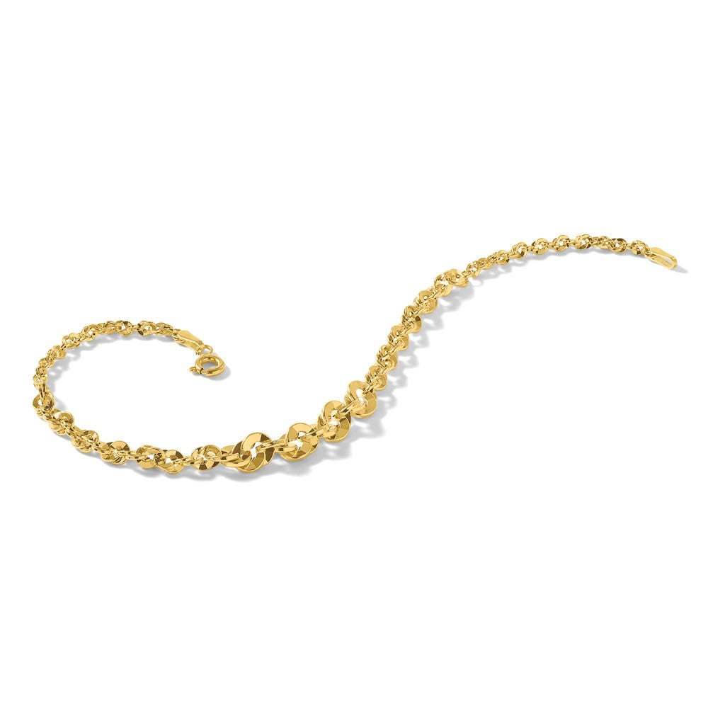 14k-yellow-gold-polished-and-d-c-fancy-link-graduated-75in-bracelet-lf1825-7-5