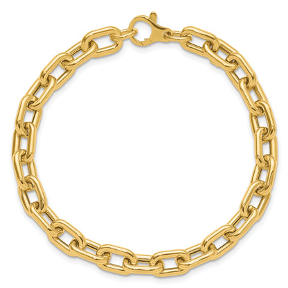 14K Yellow Gold Polished Fancy Link Bracelet