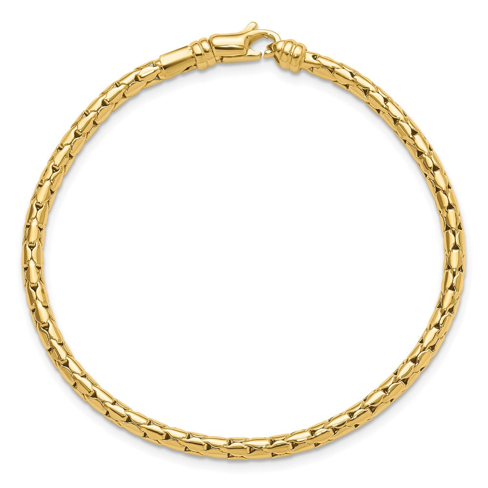 14K Yellow Gold Polished Fancy Bracelet