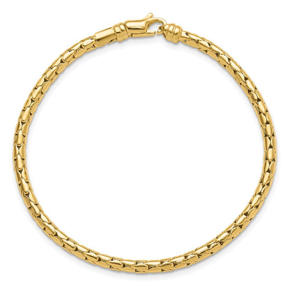 14K Yellow Gold Polished Fancy Bracelet