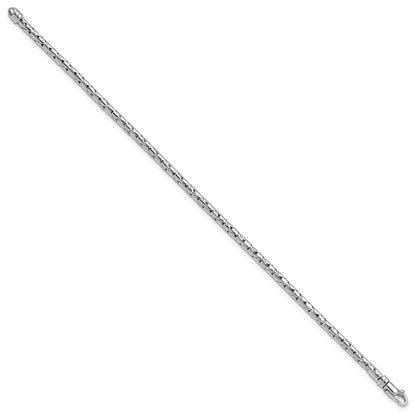 14K White Gold Polished Fancy Bracelet