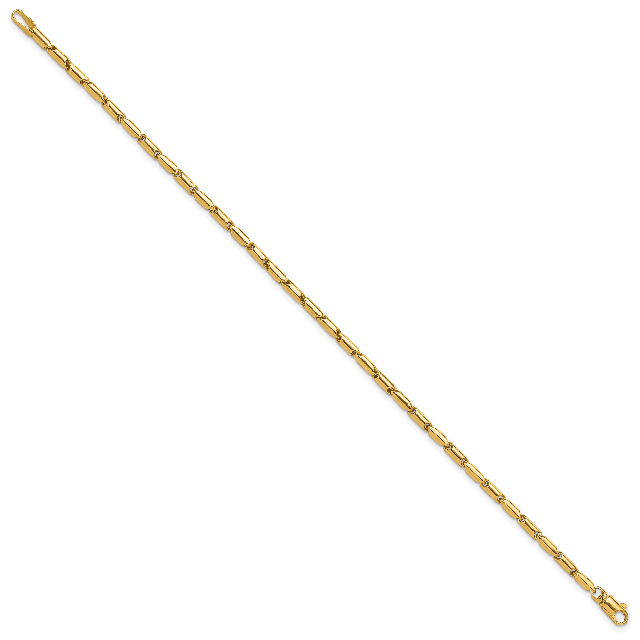 14K Yellow Gold Polished Fancy Link Bracelet