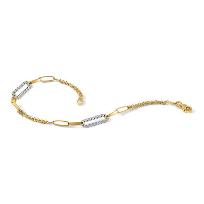 14k-two-tone-polished-and-diamond-cut-fancy-link-bracelet-lf1925-7