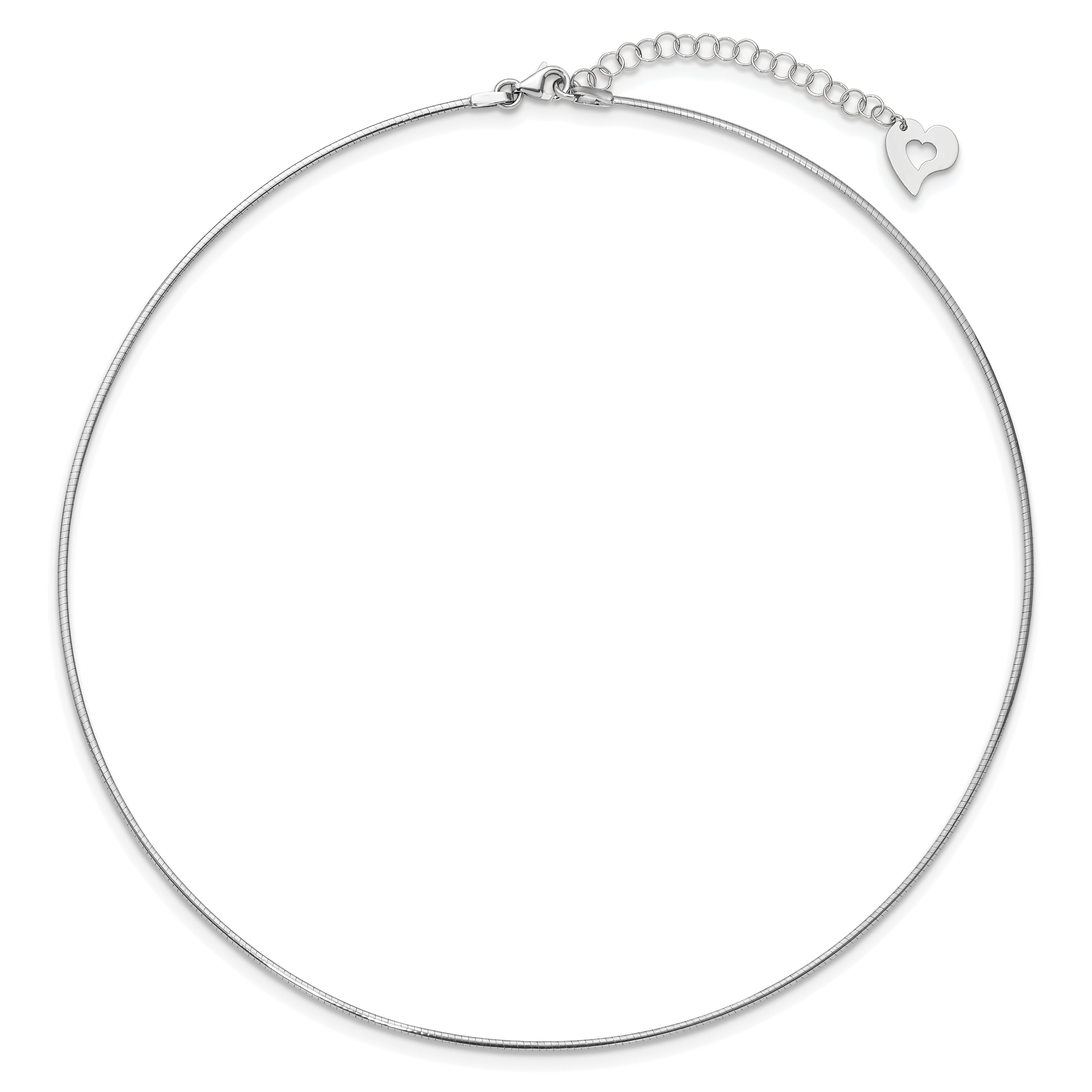 14K Two Tone Polished Reversible With 2In Ext. Necklace