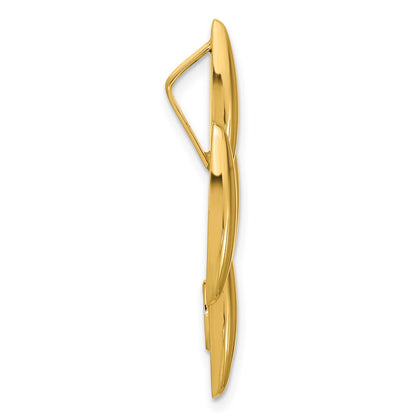14K Yellow Gold Polished Fancy Pendant