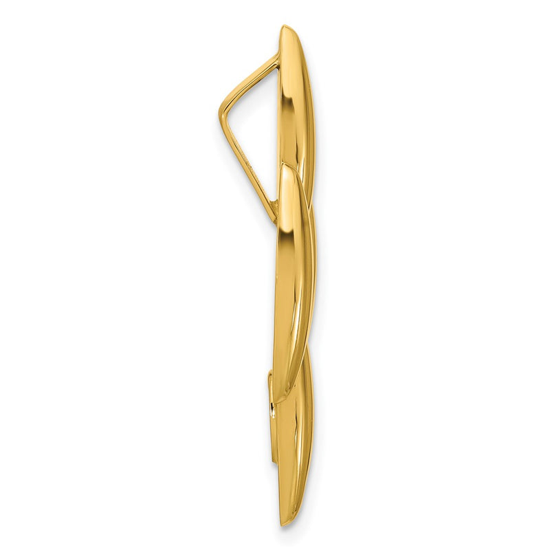 14K Yellow Gold Polished Fancy Pendant