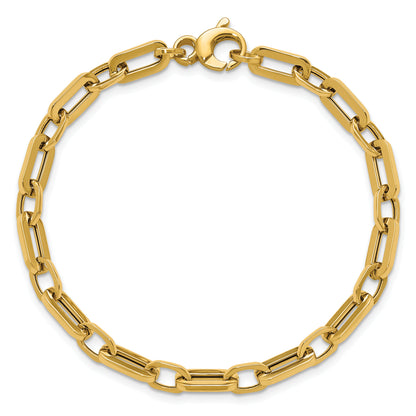14K Yellow Gold Polished Fancy Link Bracelet