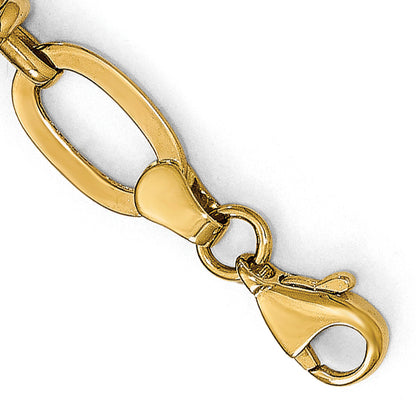 7.5 Inch 14K Polished Fancy Link Bracelet