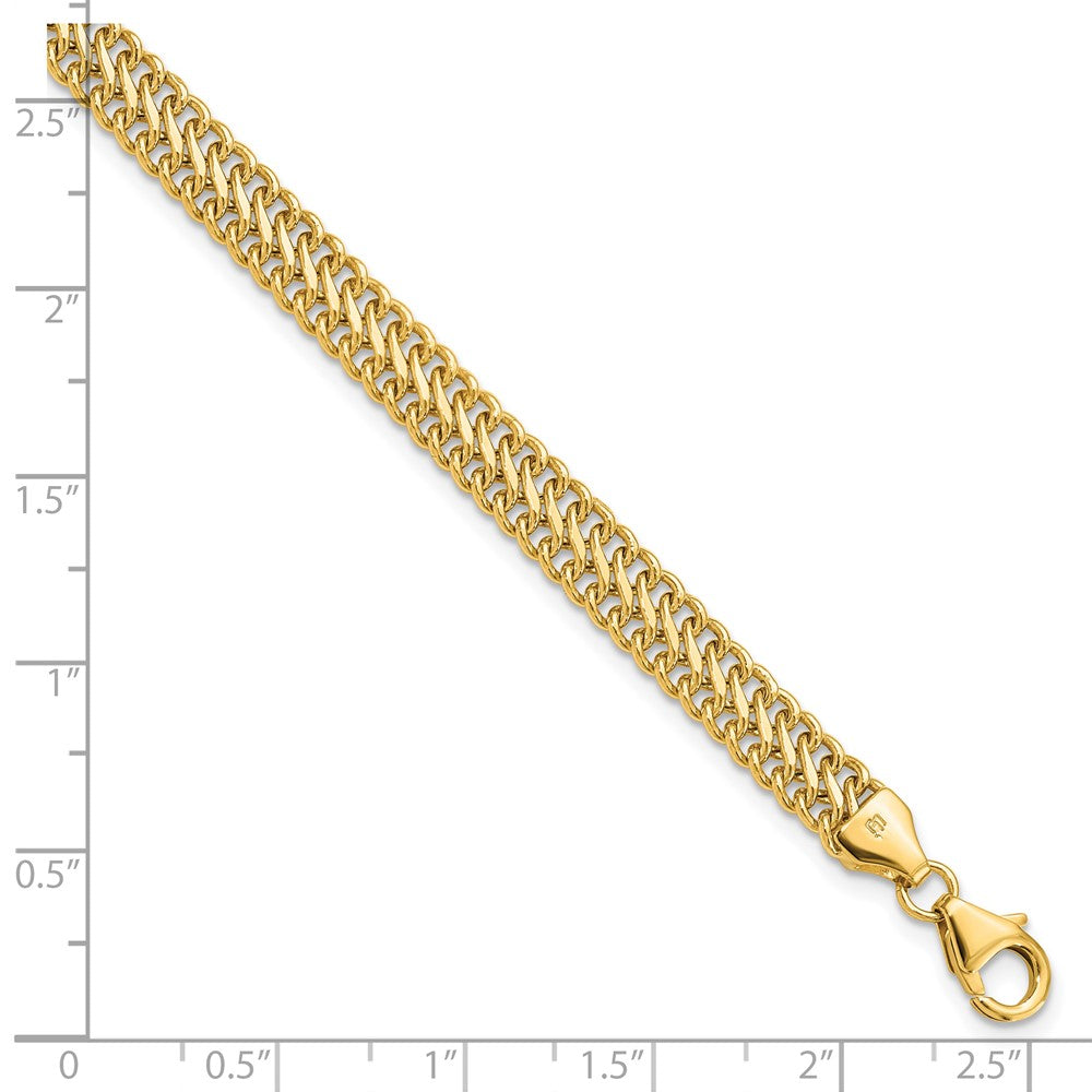 14K Yellow Gold Polished S Link Chain Bracelet