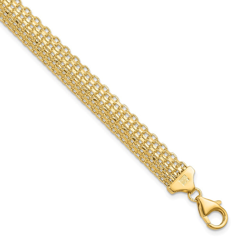 7.5 Inch 14K Polished Bracelet