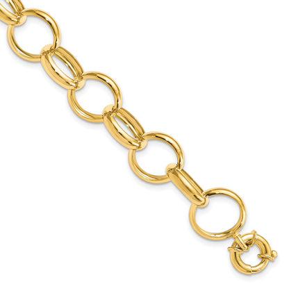 14K Yellow Gold Gold Chain Bracelet