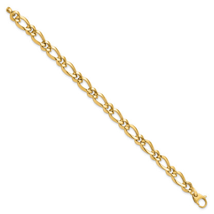 7.5 Inch 14K Polished Fancy Link 7.5In Bracelet