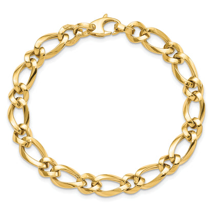 7.5 Inch 14K Polished Fancy Link 7.5In Bracelet