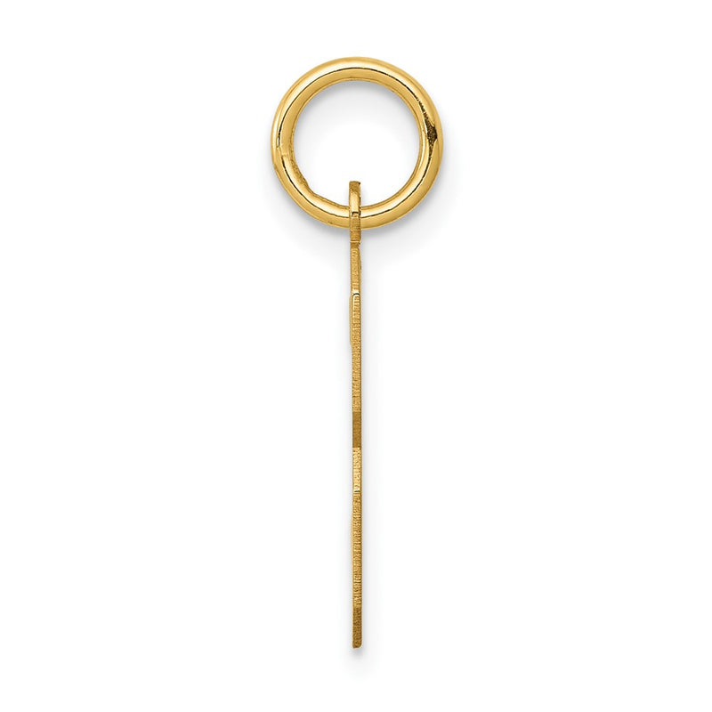 14k Yellow Gold 14k Medium Polished Number 3 Charm