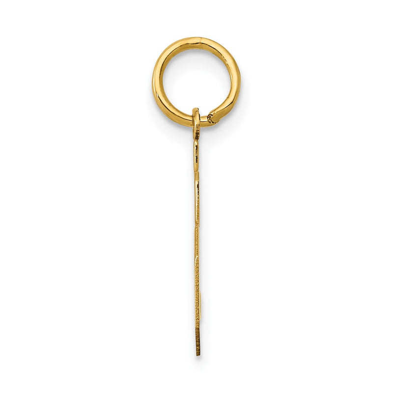 14k Yellow Gold 14k Medium Polished Number 5 Charm