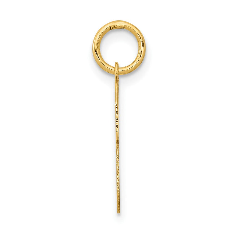 14k Yellow Gold 14k Medium Polished Number 8 Charm