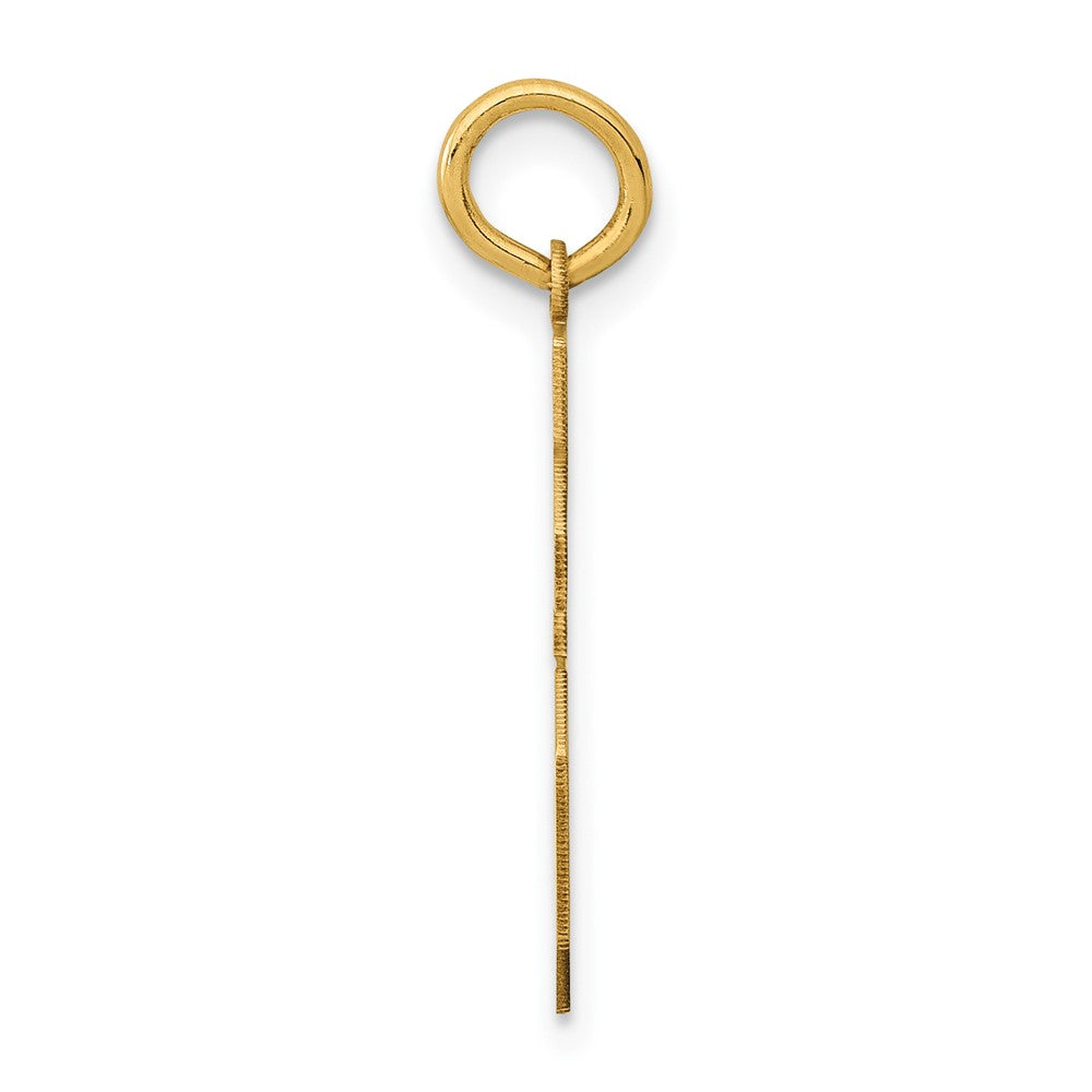 14k Yellow Gold 14k Medium Polished Number 16 Charm