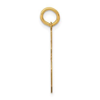14k Yellow Gold 14k Medium Polished Number 16 Charm
