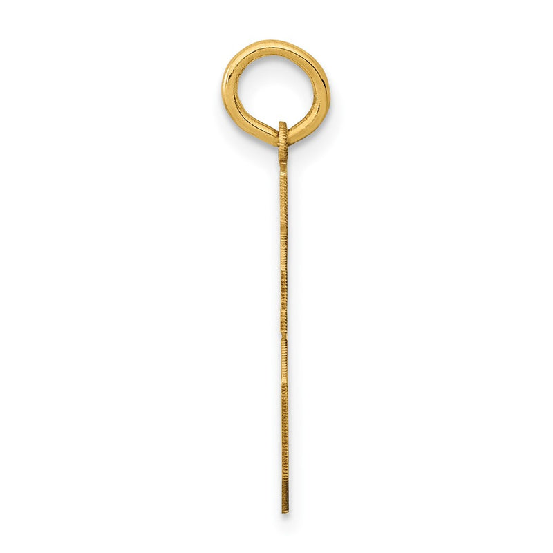 14k Yellow Gold 14k Medium Polished Number 16 Charm