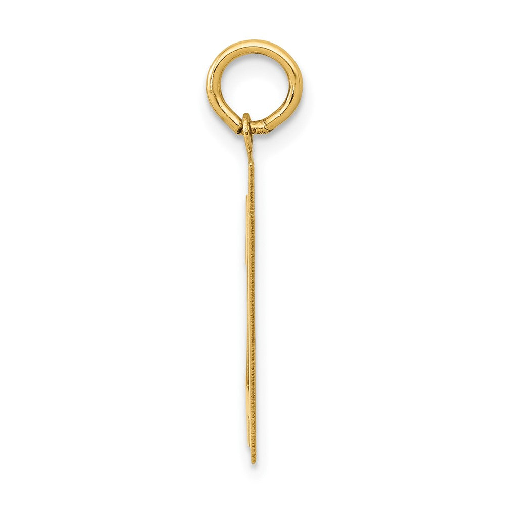14k Yellow Gold 14k Medium Polished Number 21 Charm