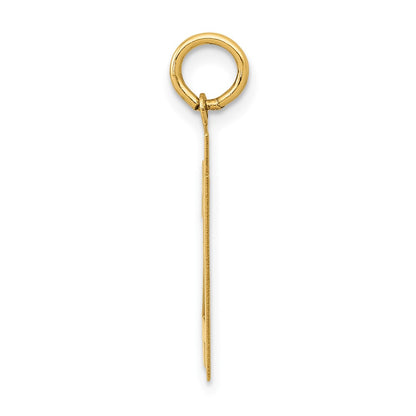 14k Yellow Gold 14k Medium Polished Number 21 Charm