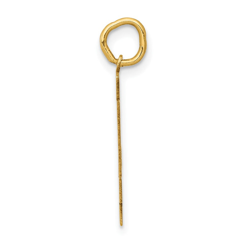 14k Yellow Gold 14k Medium Polished Number 34 Charm
