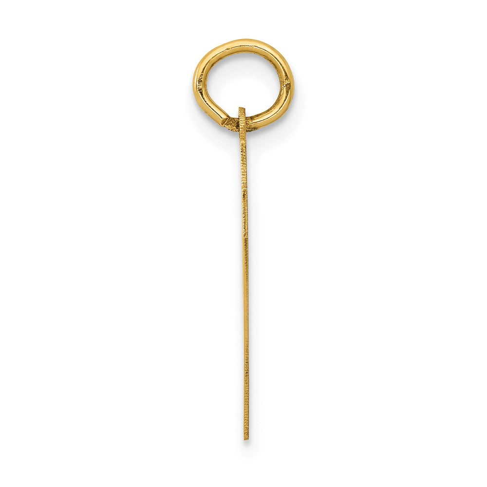 14k Yellow Gold 14k Medium Polished Number 47 Charm