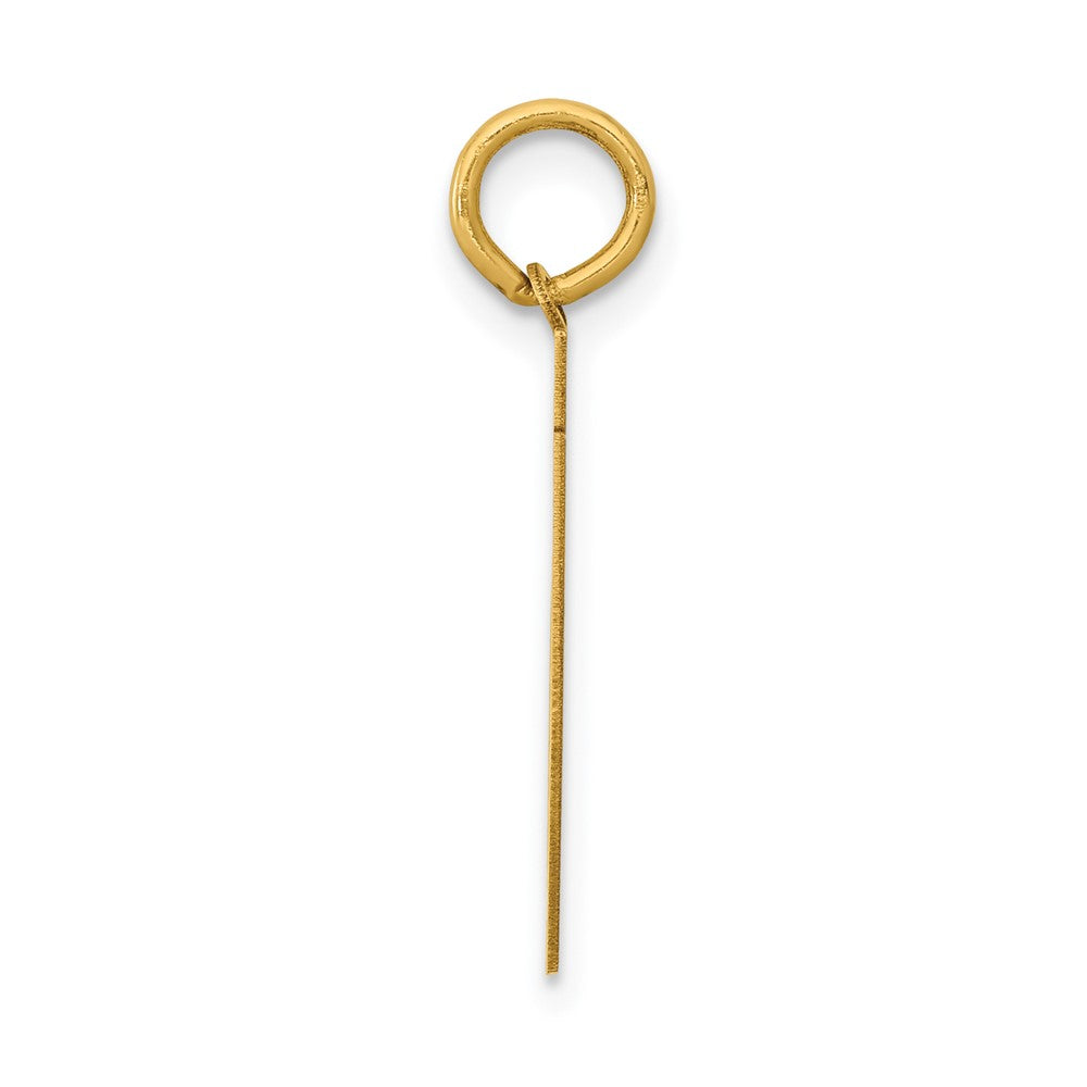 14k Yellow Gold 14k Medium Polished Number 71 Charm