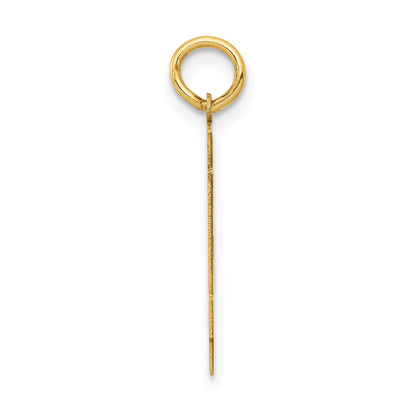 14K Yellow Gold Medium Polished Number 84 Charm