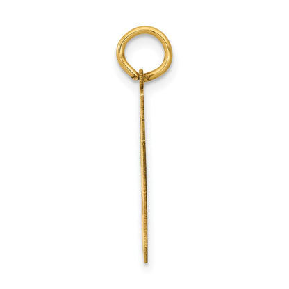 14K Yellow Gold Medium Polished Number 89 Charm