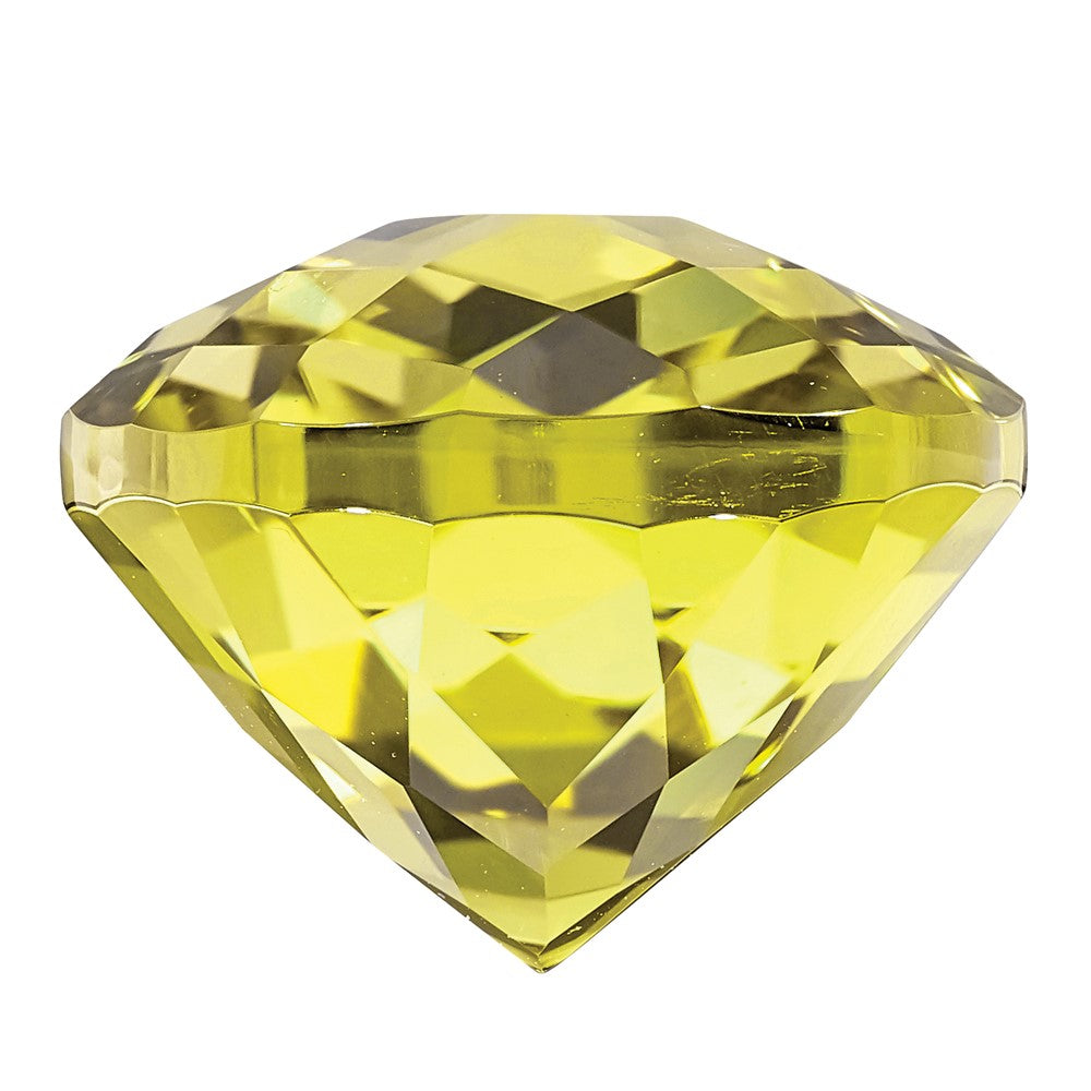 Gemstone Lemon Quartz Aa Quality 14X10mm Oval Checkerboard