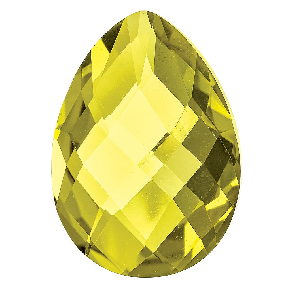 Gemstone Lemon Quartz Aa Quality 16X12 Pear Briolette