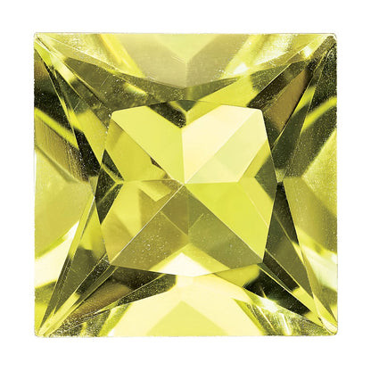 Gemstone Lemon Quartz Aa Quality 5mm Princess