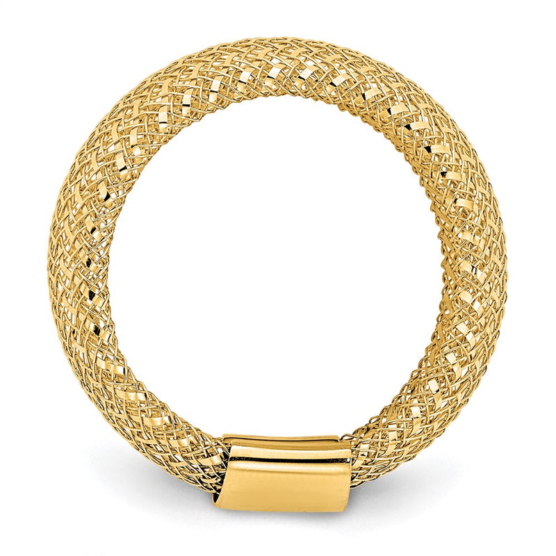 14K Yellow Gold Stretch Ring