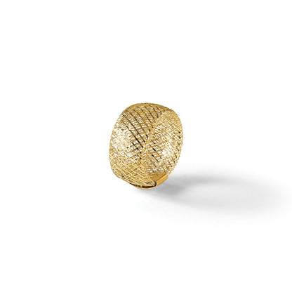 14K Yellow Gold Stretch Ring